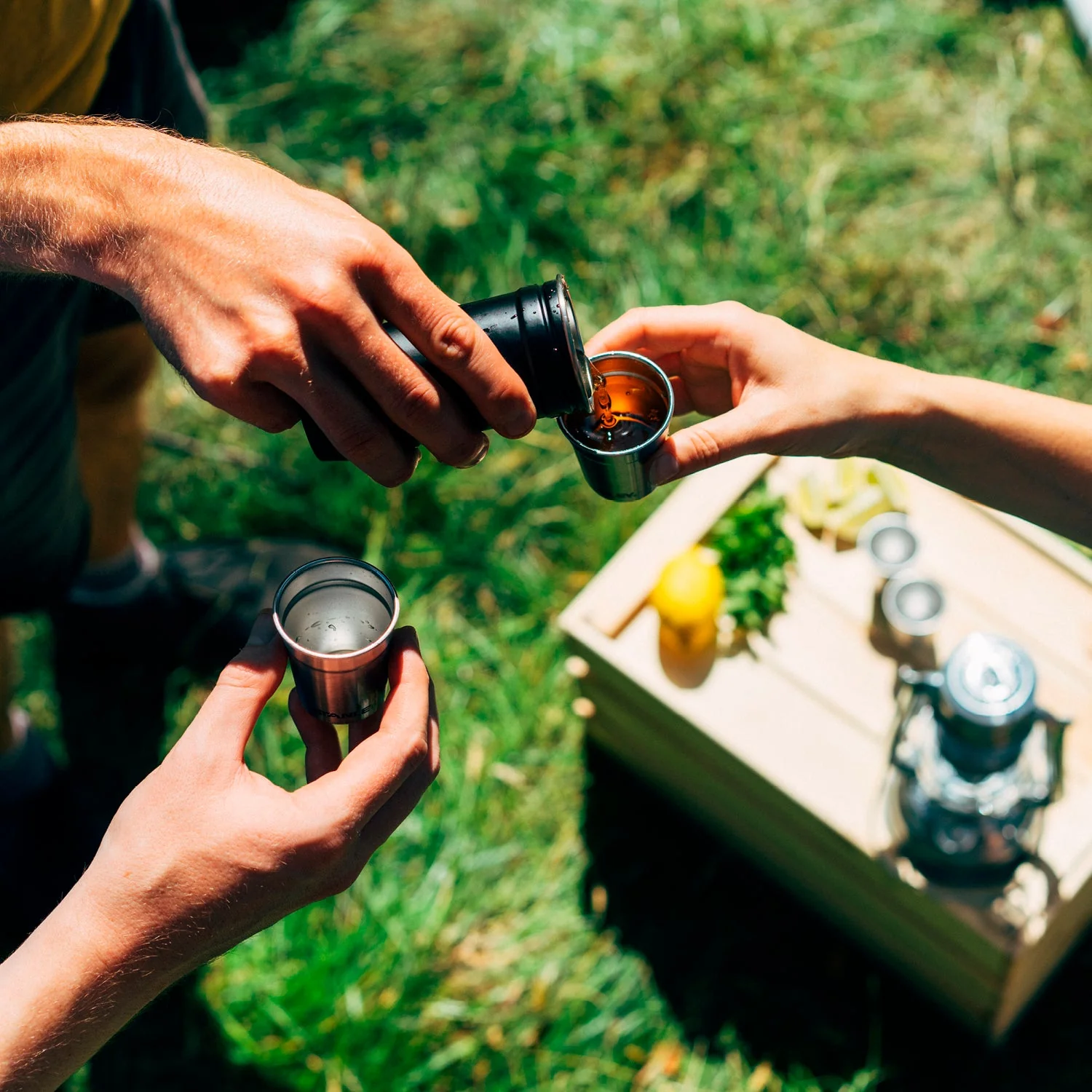 Adventure Pre-Party Shot Glass + Flask Set - Image 4