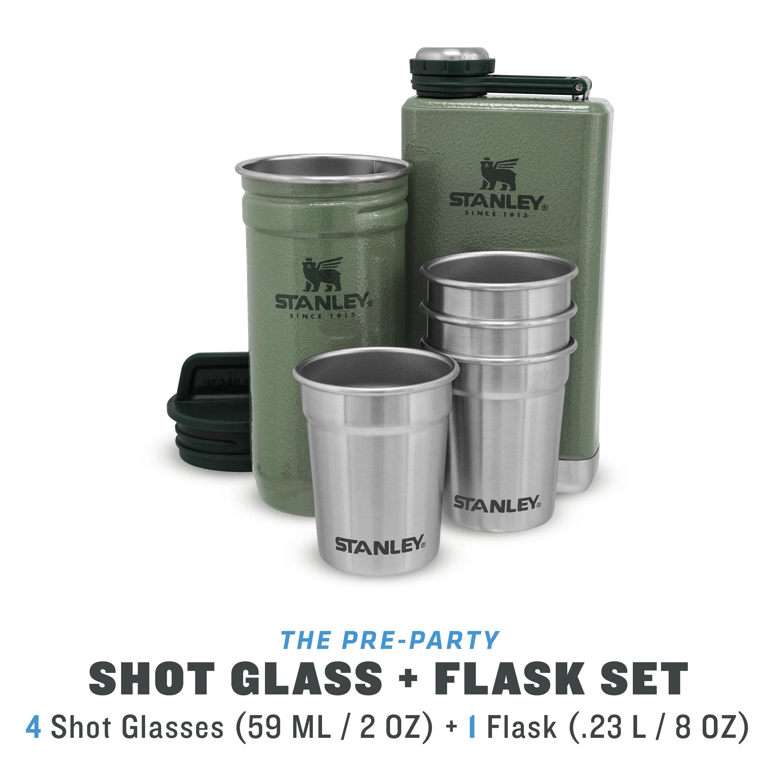 Adventure Pre-Party Shot Glass + Flask Set - Image 6