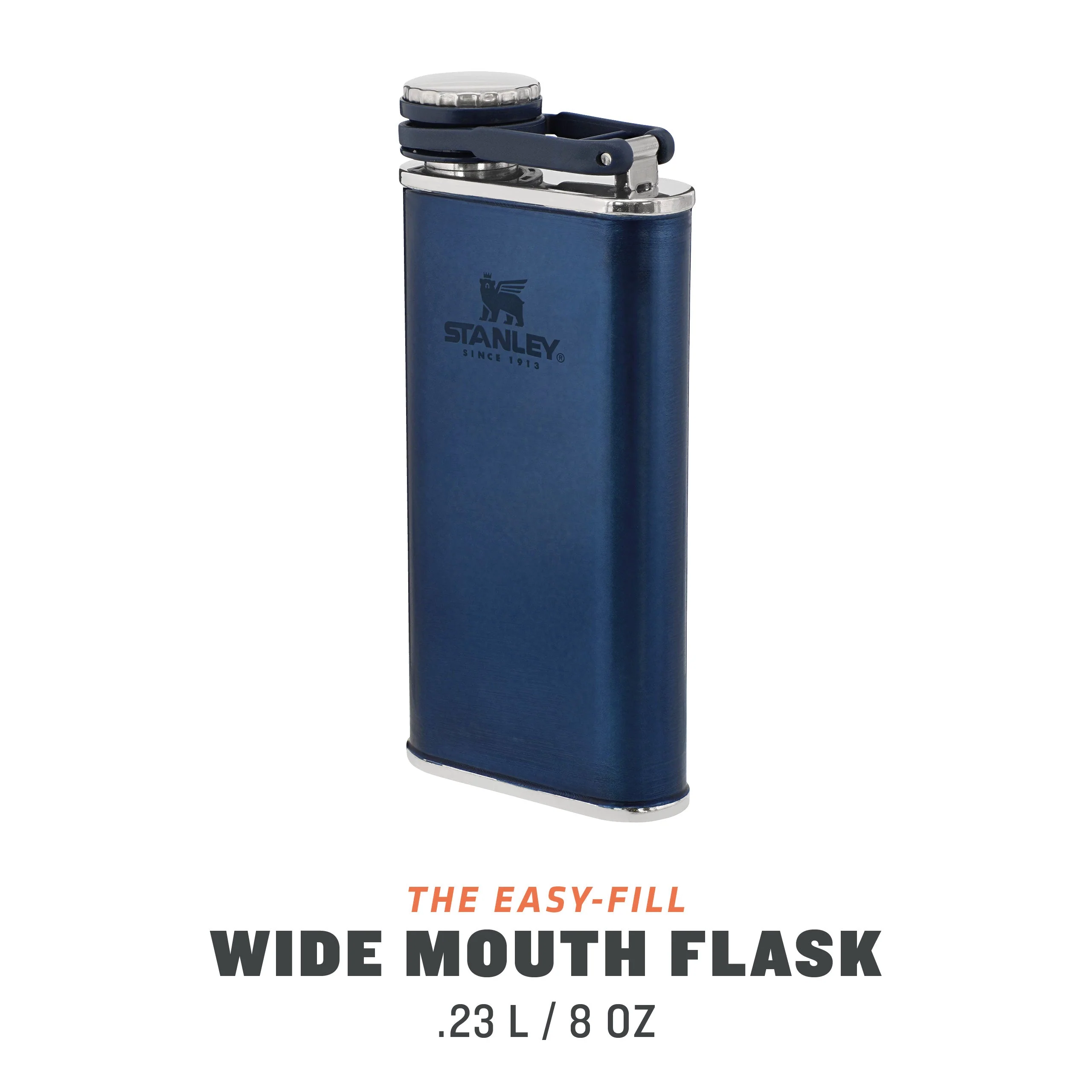 Classic Easy Fill Wide Mouth Flask | 0.23L - Image 13