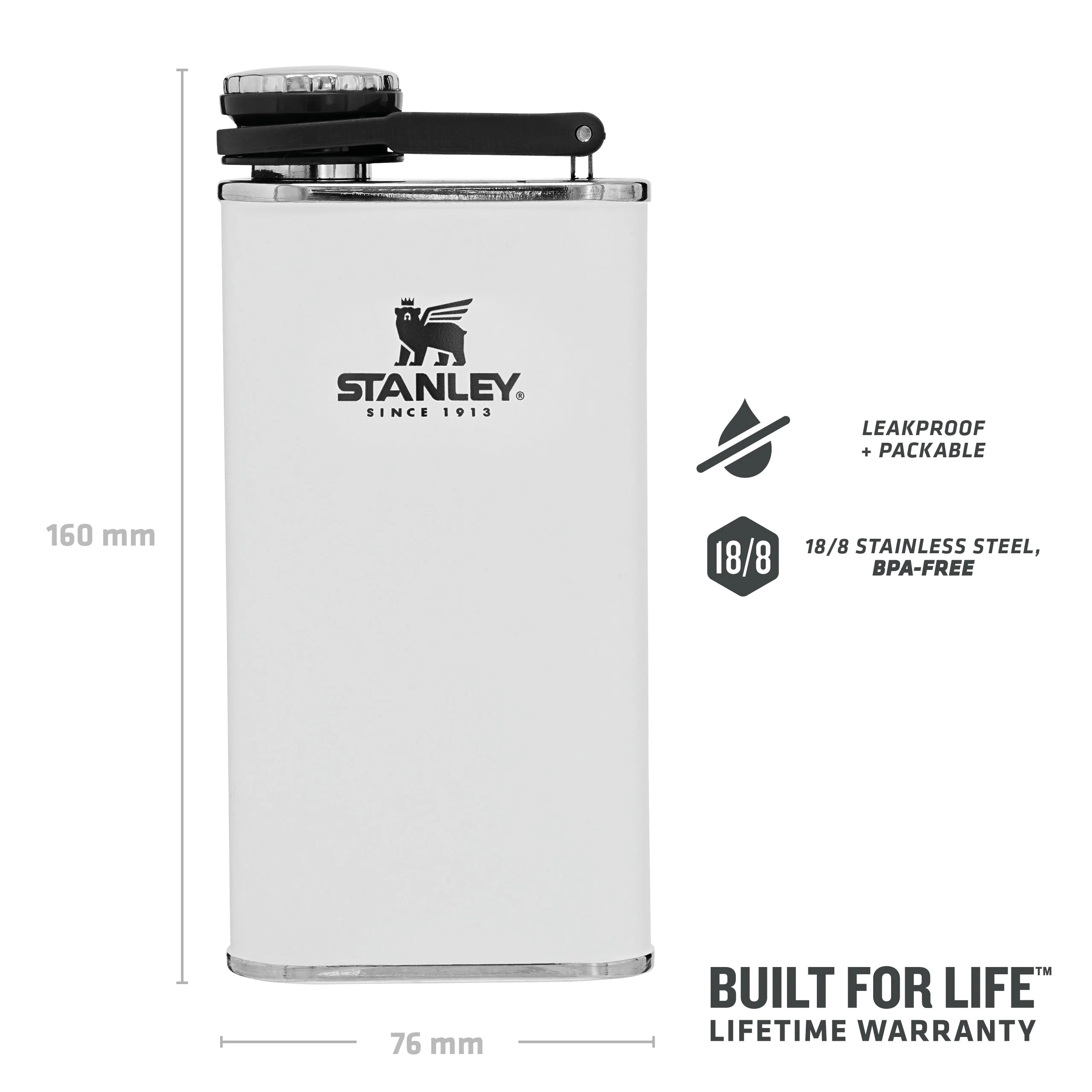 Classic Easy Fill Wide Mouth Flask | 0.23L - Image 16