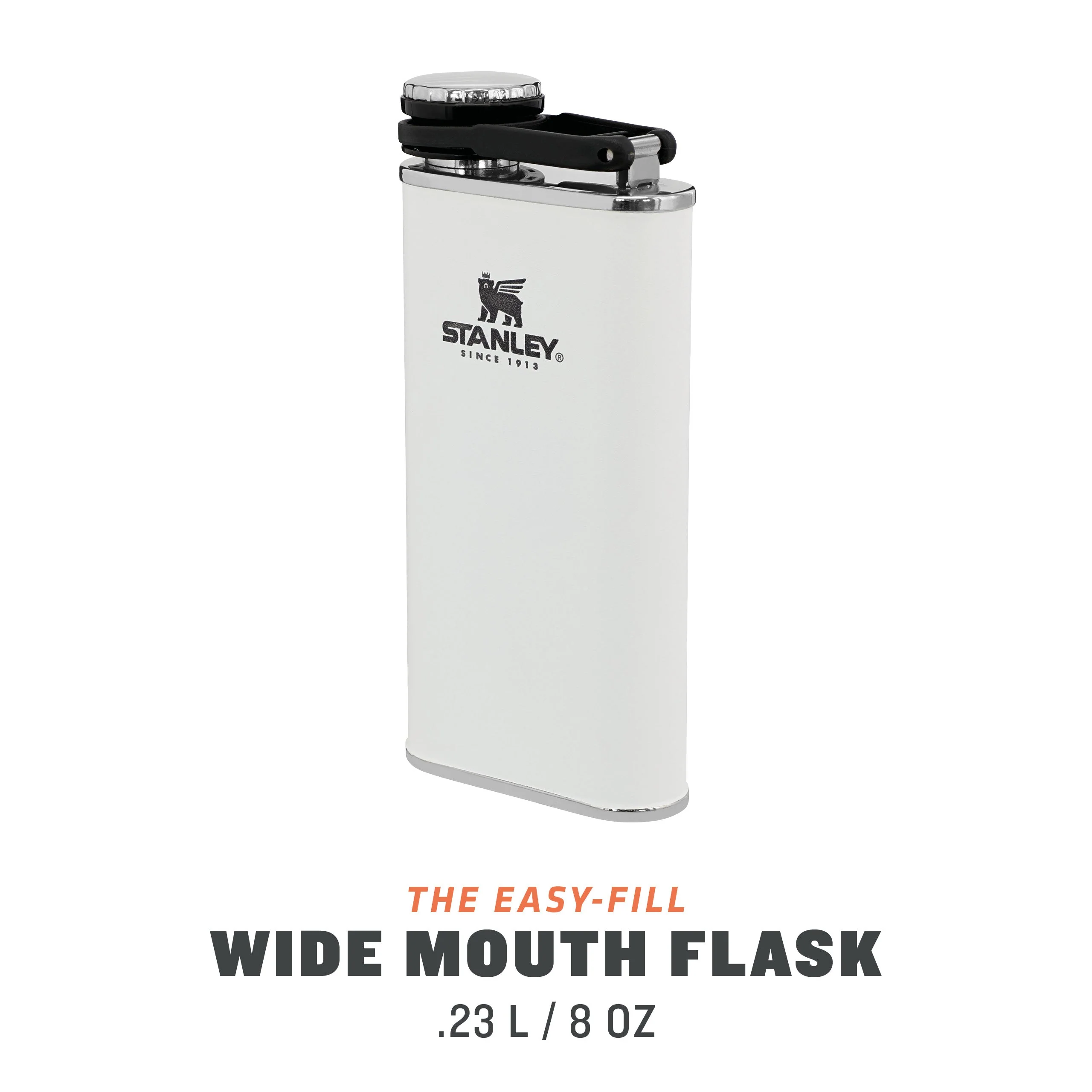 Classic Easy Fill Wide Mouth Flask | 0.23L - Image 17