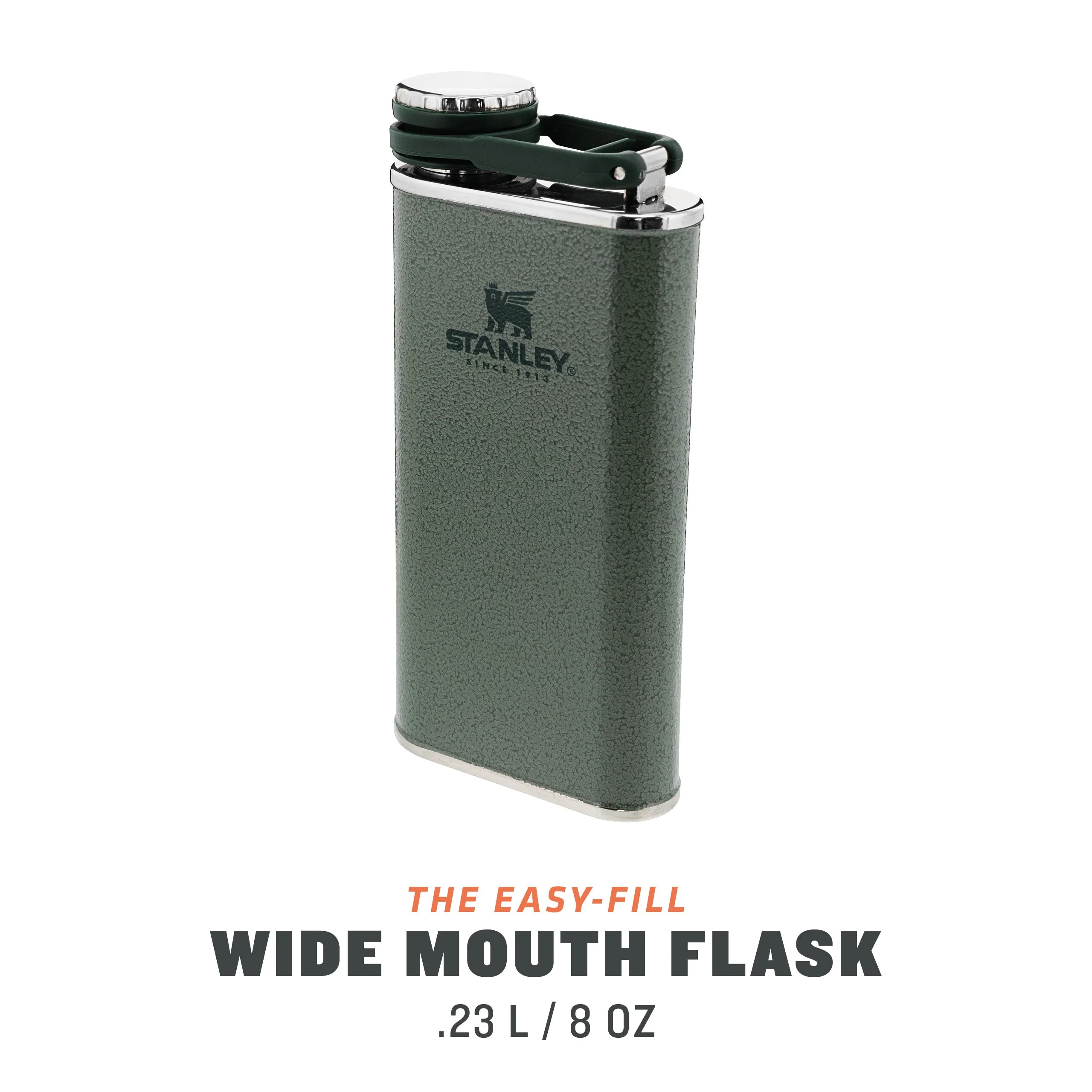 Classic Easy Fill Wide Mouth Flask | 0.23L - Image 8