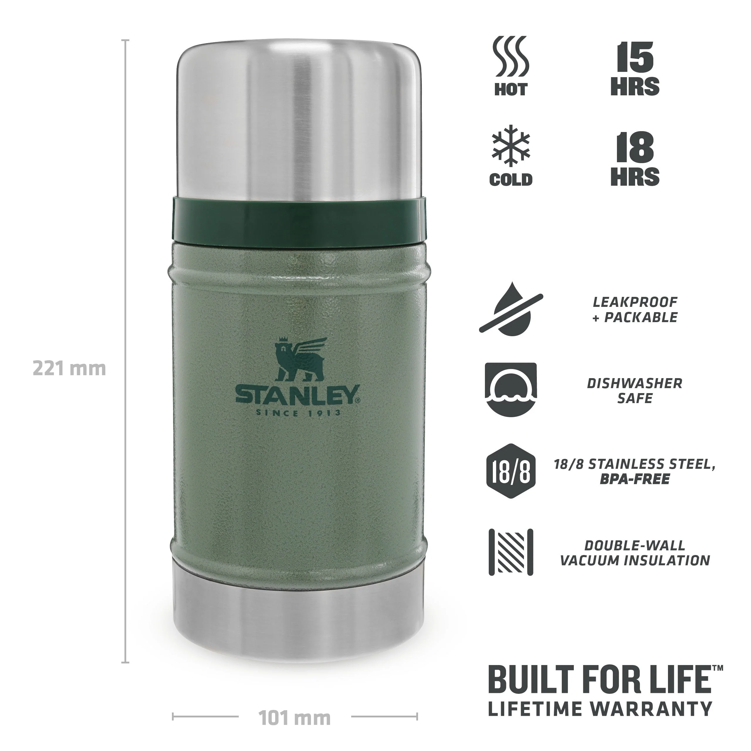 Classic Legendary Food Jar | 0.71L - Image 3
