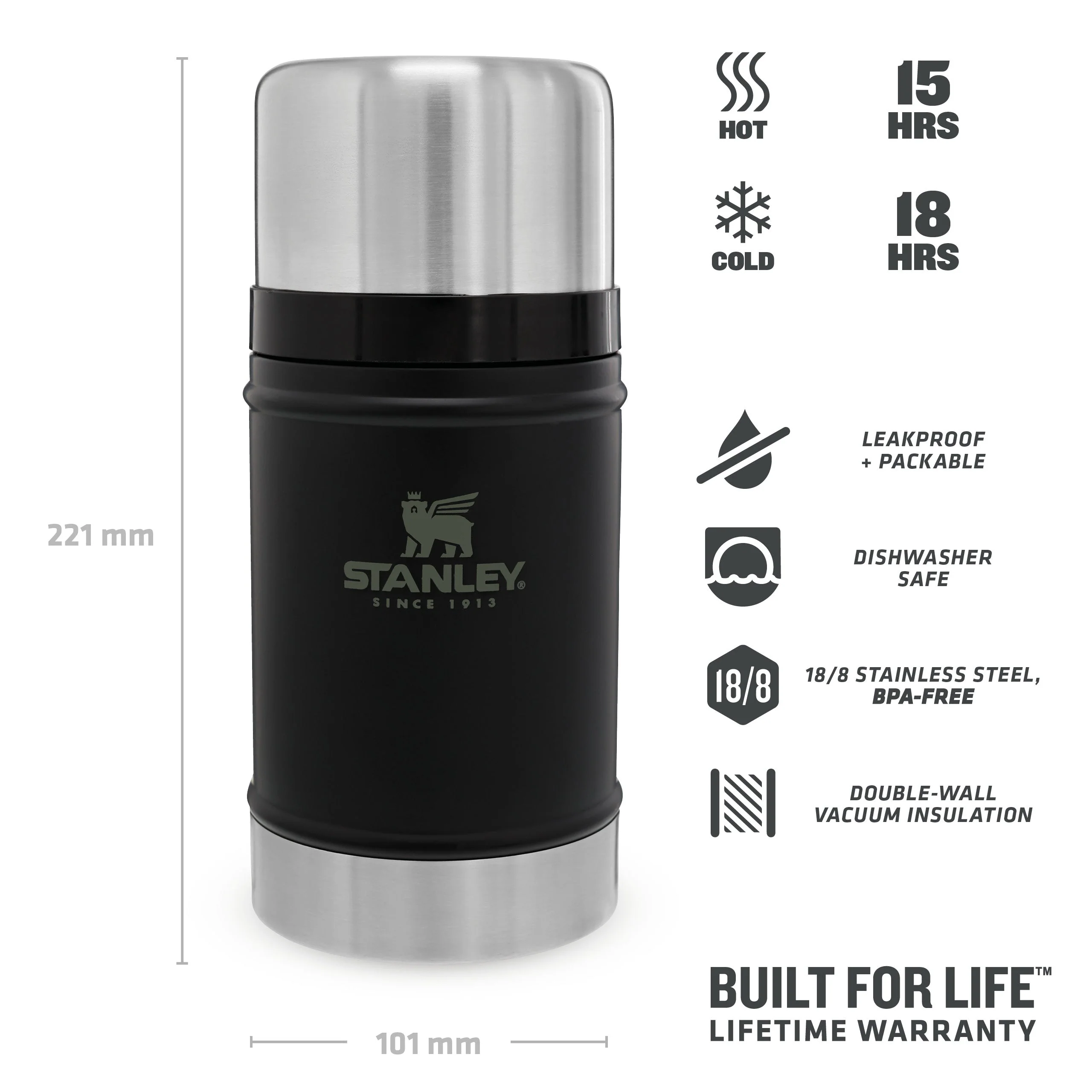 Classic Legendary Food Jar | 0.71L - Image 9
