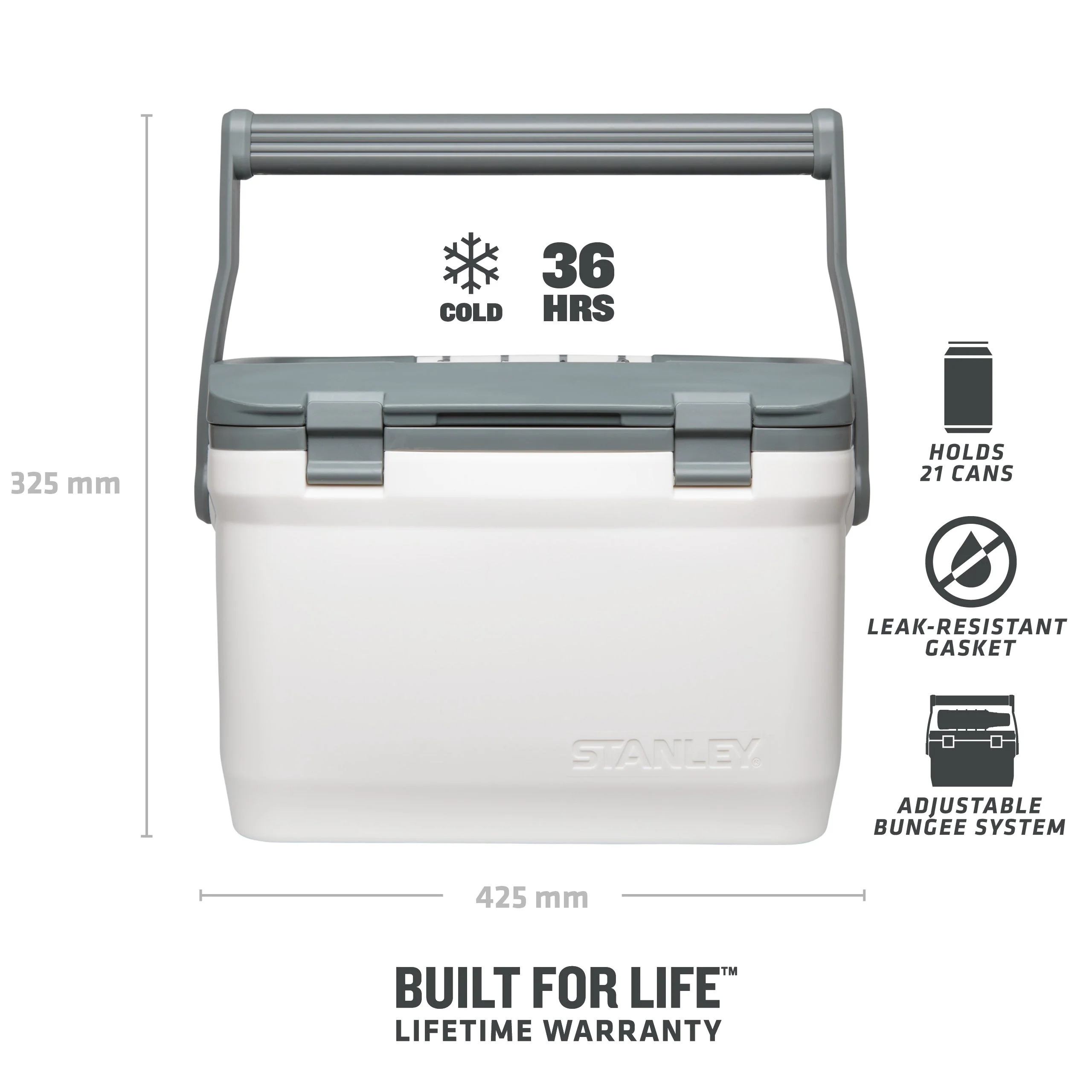 Easy-Carry Outdoor Cooler | 15.1L - Image 4