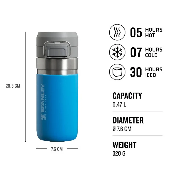Go Quick Flip Water Bottle | 0.47L - Image 8