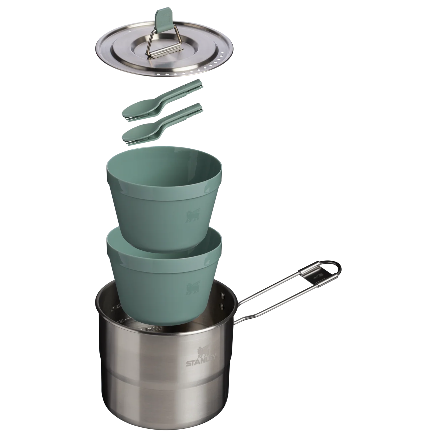 Wildfare Go Two Bowl Cook Set | 6-piece set | 1.1L - Image 2